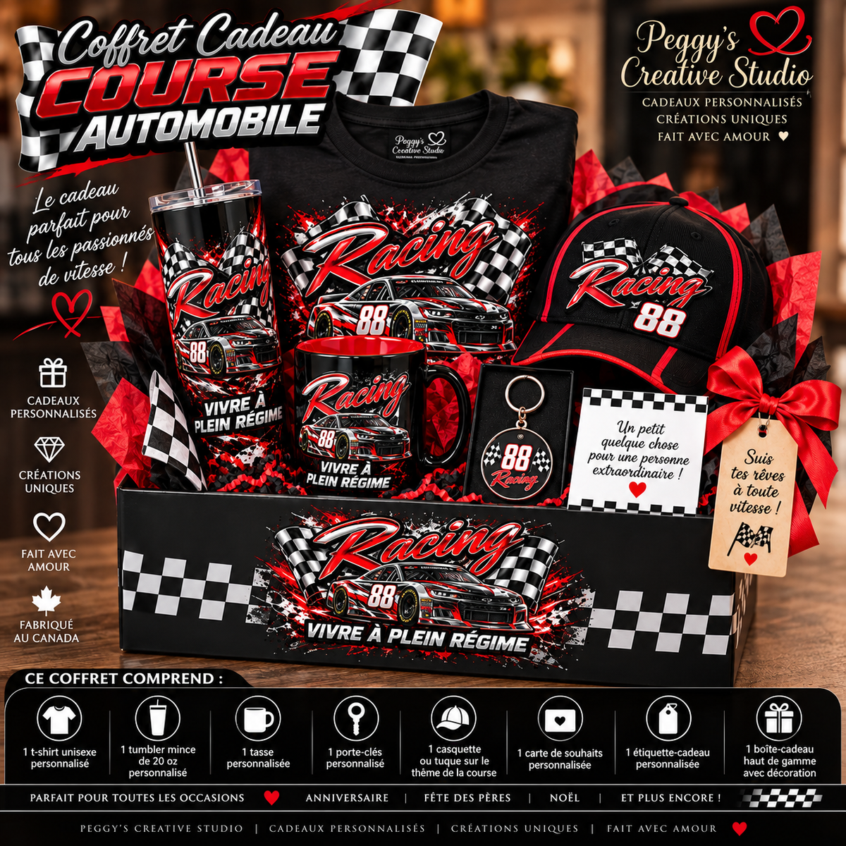 🏁 Racing Gift Box | Coffret Cadeau Course Automobile