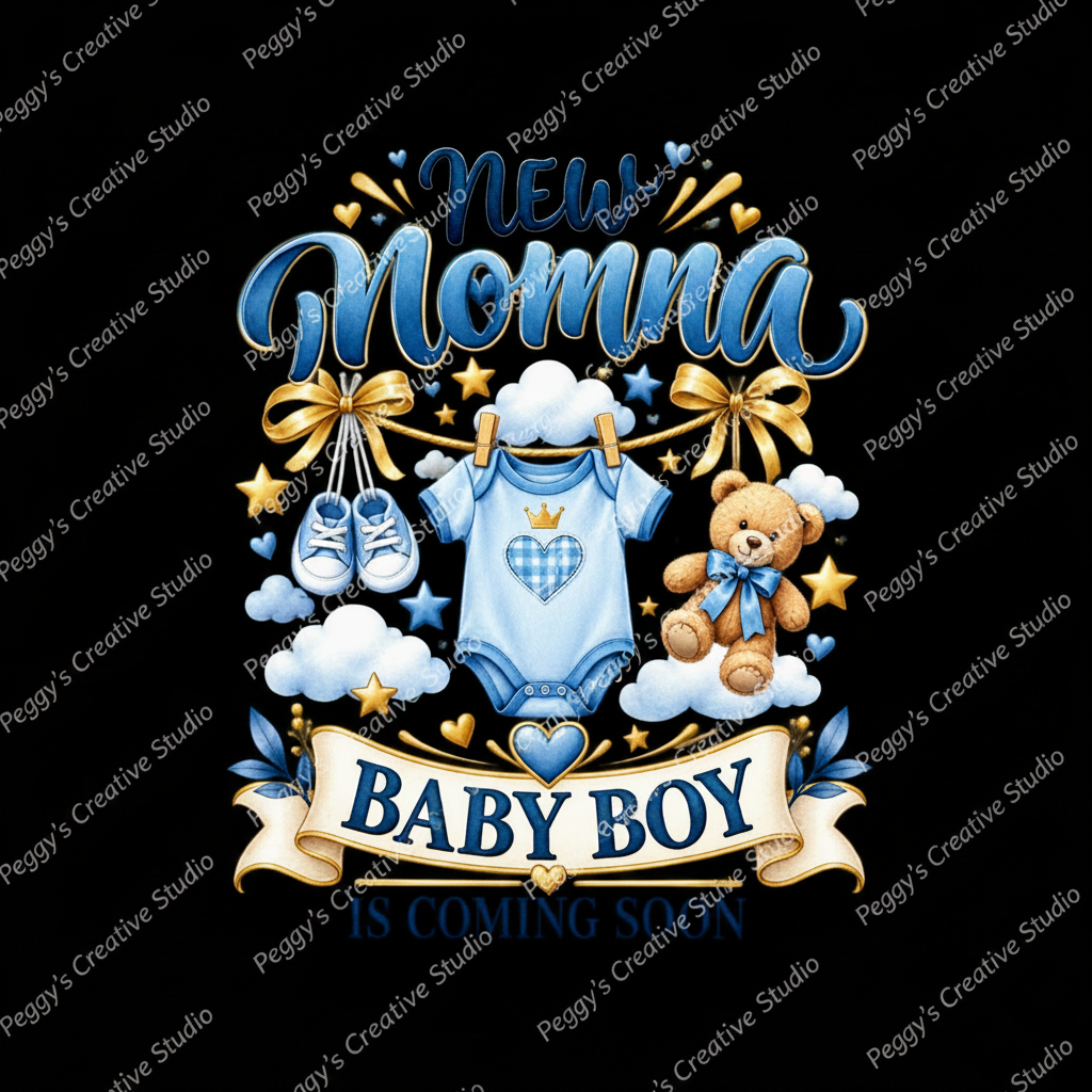 New Momma Baby Boy is Coming Soon