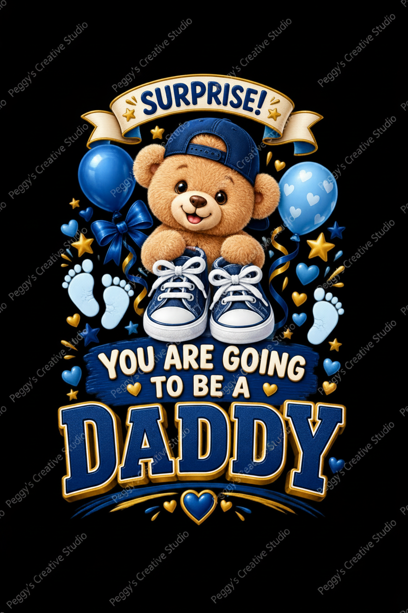 Surprise! You Are Going to Be a Daddy - Baby Boy