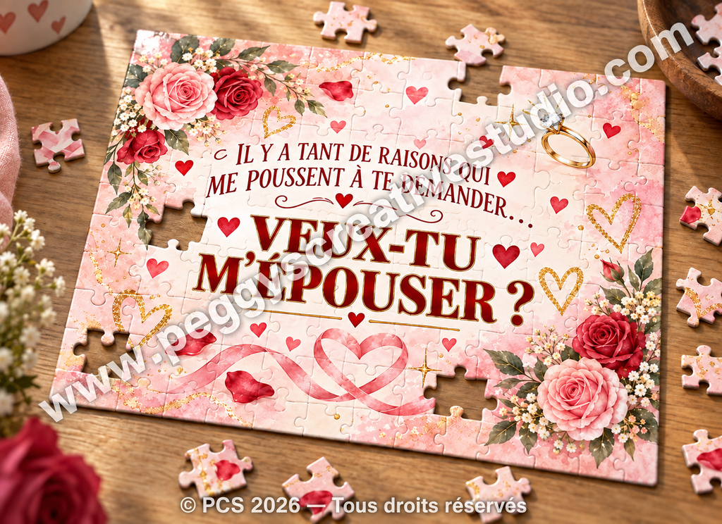 Personalized Mystery Reveal Puzzles — Piece Together Your Surprise! | Casse-têtes mystère personnalisés — Assemblez votre surprise !