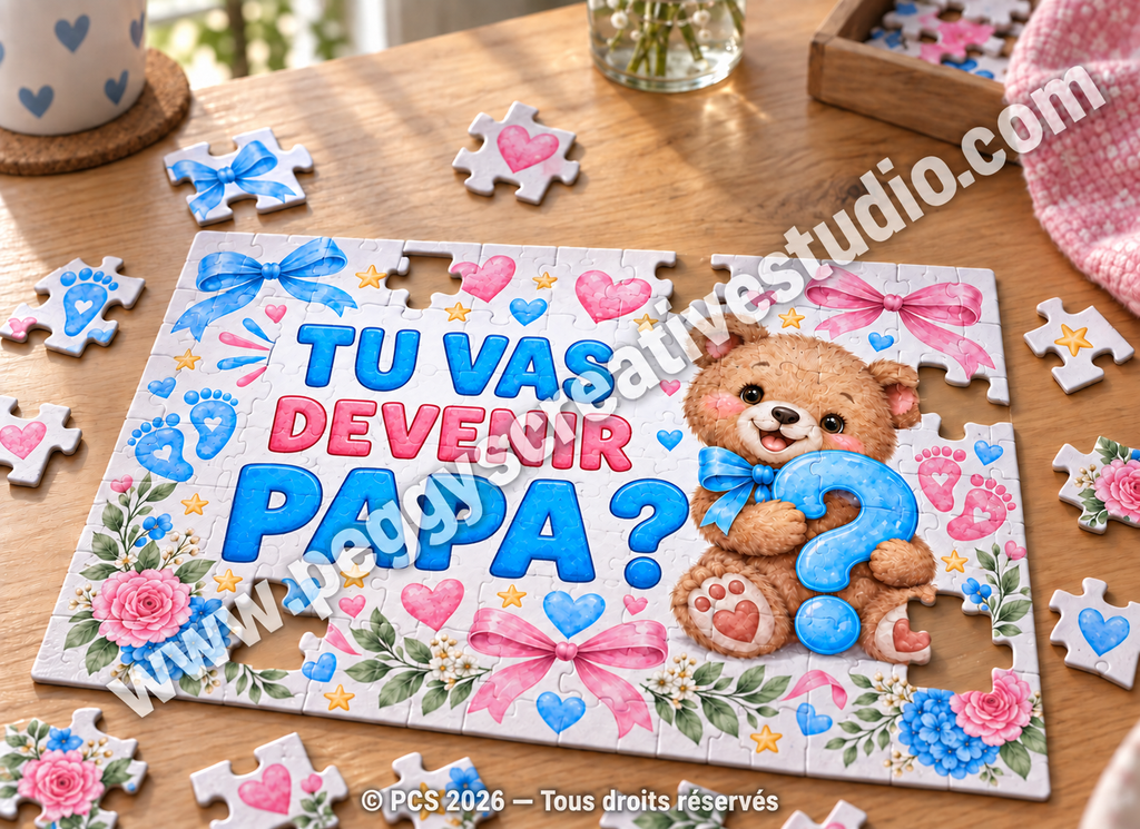 Personalized Mystery Reveal Puzzles — Piece Together Your Surprise! | Casse-têtes mystère personnalisés — Assemblez votre surprise !