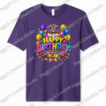 Birthday Purple T-Shirt