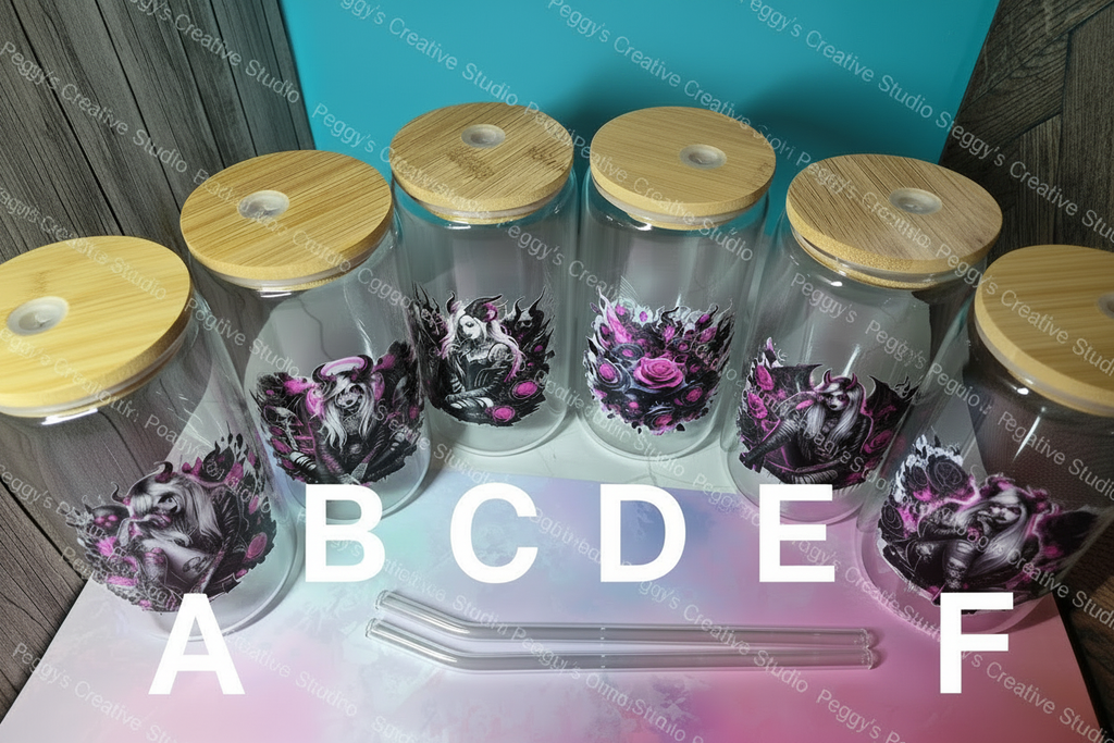 Gothic Tumblers A-B-C-D-E-F