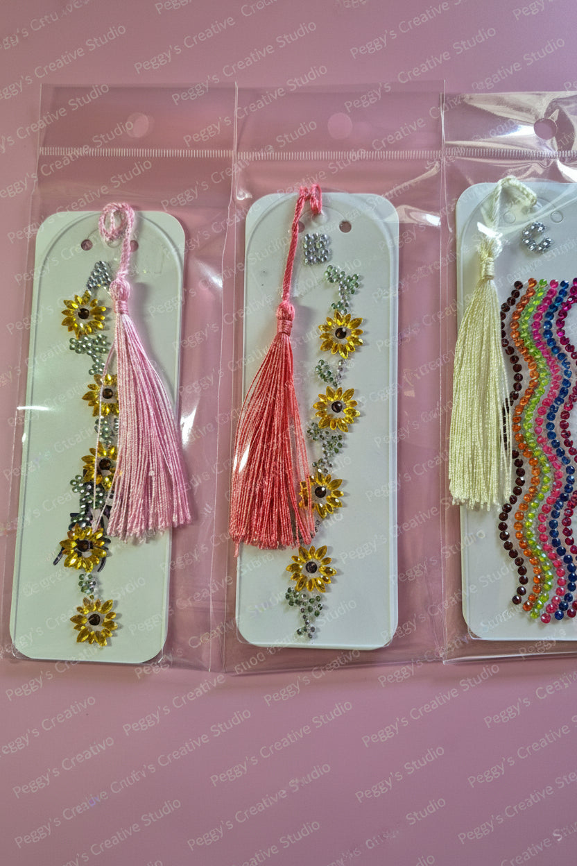 Handmade Diamond Art Bookmark / Marque-page Art Diamant