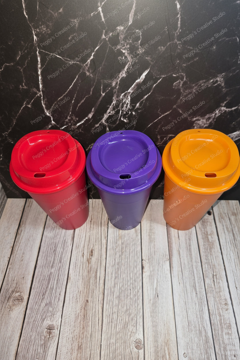 Fun & Vibrant Plastic Tumbler 🎨 | For Kids & Adults / Gobelet en Plastique Amusant & Coloré 🎨 | Pour Enfants & Adultes