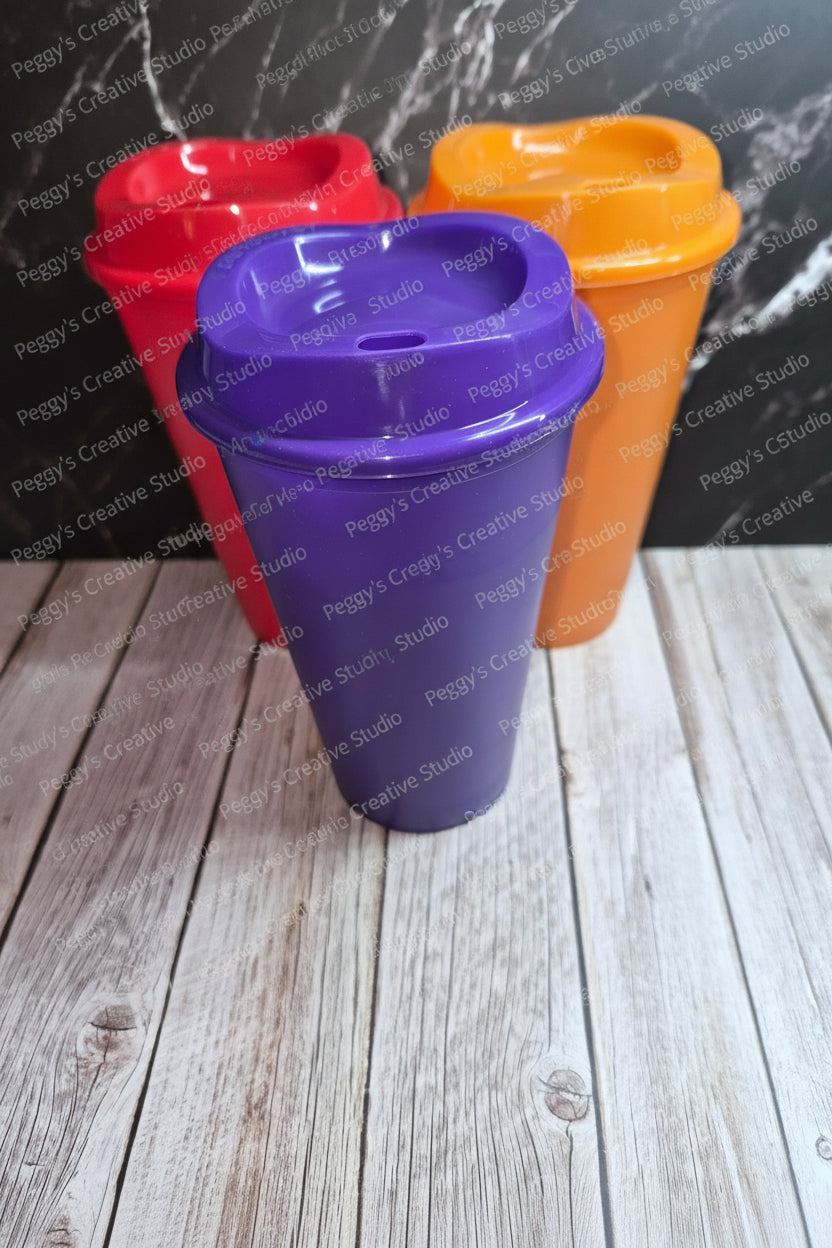 Fun & Vibrant Plastic Tumbler 🎨 | For Kids & Adults / Gobelet en Plastique Amusant & Coloré 🎨 | Pour Enfants & Adultes